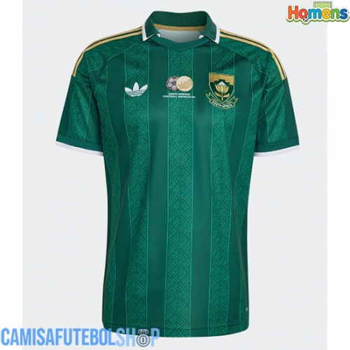 Camisa de time de futebol África do Sul Replicas 2º Equipamento Mundo 2026 Manga Curta